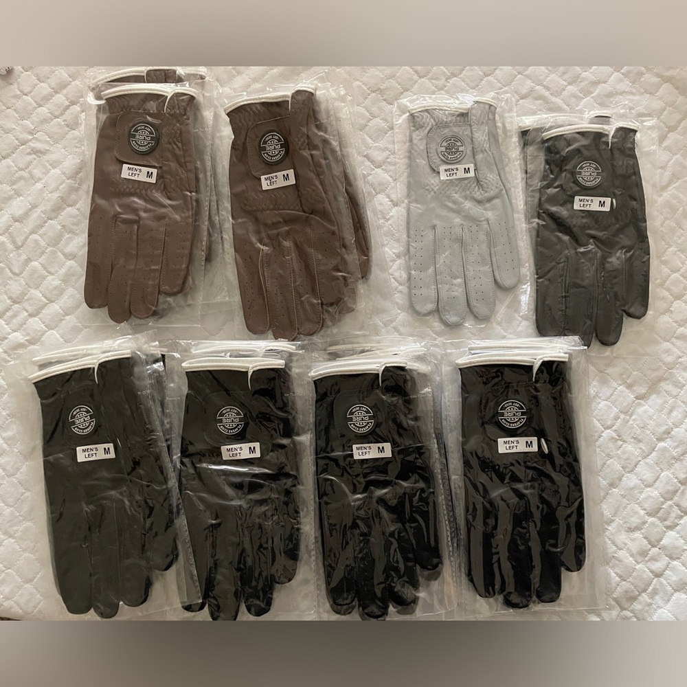 Lot Of 28- NIB- Mens Medium-Right Handed (left Glove) Golf Gloves